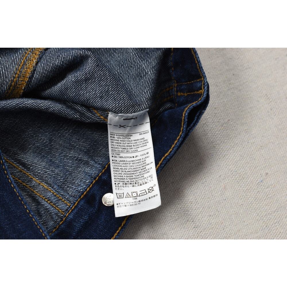 Banana Republic Women's Size S Blue Denim Jacket 100% Cotton Classic Trucker Jea - Picture 7 of 8